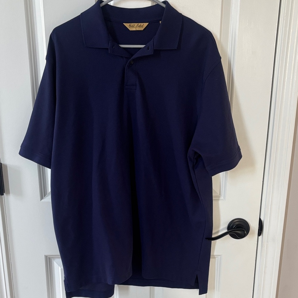 Roundtree & Yorke Men's Navy Polo Shirt